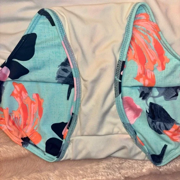 Seafolly Blue and Orange One Piece Swimwear - Picture 5 of 8